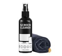 Kit per la pulizia dello schermo, 100 ml, kit per la pulizia dello schermo del computer e panno - Accessori per la pulizia di dispositivi elettronici per monitor, smartphone, touchscreen, computer, TV