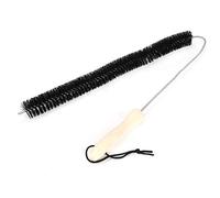 Kit per la pulizia dello sfiato dell'asciugatrice Spazzola la pulizia della lanugine Asciugatrice flessibile pieghevole Lavatrice Strumento il dragaggio del tubo del frigorifero Attacco univer(nero)
