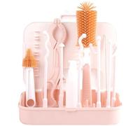 Kit Per La Pulizia Di Bottiglie Da Viaggio - Kit Completo Per La Pulizia Di Bottiglie | Set Di Pulizia Per Biberon 6 In 1 | Kit Di Pulizia Bottiglie Con Spazzola Per Bottiglie, Spazzola Per Paglia