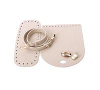 Kit per la realizzazione di borse fai da te, 3 pezzi/set borsa a tracolla in similpelle con tracolla inferiore for borsa a tracolla intrecciata for cucito a mano, tutti i materiali fatti a mano(Aprico