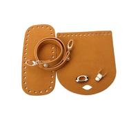 Kit per la realizzazione di borse fai da te, 3 pezzi/set borsa a tracolla in similpelle con tracolla inferiore for borsa a tracolla intrecciata for cucito a mano, tutti i materiali fatti a mano(Yellow