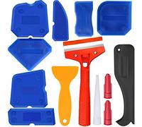 Kit per la rimozione del sigillante in plastica, strumenti professionali per la pulizia e la finitura della colla per vetri per riparazioni domestiche