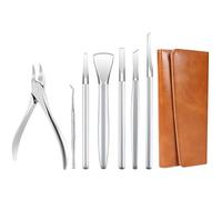 Kit per la rimozione delle unghie incarnite, kit di strumenti per pedicure, set di coltelli professionali in acciaio inox, strumenti per la cura dei piedi, strumenti per la cura delle cuticole delle