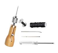 Kit Per Lavorare Il Cuoio,Kit di Riparazione Cuoio Resistente - Aghi da Cucito a Mano per Mobili Borsa Scarpe Giacca Casa Divano Sella