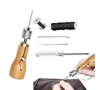 Kit per Lavorare il Cuoio | Kit Legatoria Resistente,Accessori Cucire per Sedili Divani Borse Tende Stivali Giacca Casa Scarpe