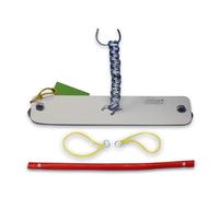 Kit per legare nodi, simulatore per praticare tecniche di annodamento, include tavola pratica, corda/corda extra lunga, componenti avanzati, regalo ideale per studenti, industrie di annodatura