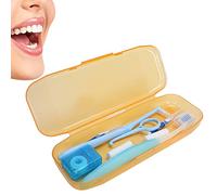 Kit per L'igiene Orale Ortodontica Contiene Spazzolino da Denti + Spazzolino per la Pulizia del Tutore dei Denti + Strumento di Selezione del Filo Interdentale + Spazzolino Interdentale + Dispositi