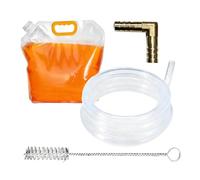 Kit per linfa d'acero da 5 l, robusto strumento per la linfa degli alberi, sacchetti portatili a forma di L, contenitore di raccolta a prova di perdite, facile da installare, uso esterno per sciroppo
