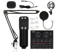 Kit per Live Streaming Set scheda audio live streaming, asta microfono