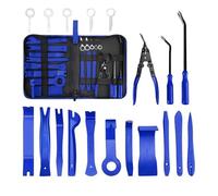 Kit per lo smontaggio delle decorazioni auto Rimozione automatica di morsetti a forcella precisione leverare audio porte e pannelli con borsa stoccaggio Set utensili la finiture design ergonomico l in