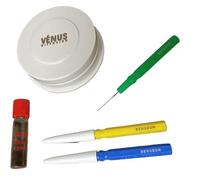 Kit per l'oliatura degli orologi: olio fine svizzero universale Moebius 8000 + picche olio svizzero medio