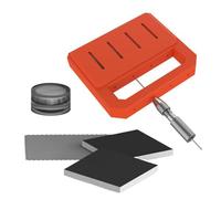 Kit per lucidatura ad ago per aerografo, kit di macinazione manuale, temperamatite di precisione, regolazione dei dettagli, manutenzione di ricambio per aerografo, per nail design, decorazione di