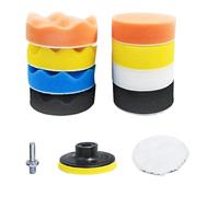 Kit Per Lucidatura Auto - Tamponi Per Lucidatura Auto | Tampone Per Lucidatura Dei Dettagli Con Adattatore Per Trapano, Kit Di Lucidatura Per Trapano Per Levigatura, Lucidatura, Ceratura Di Automobili