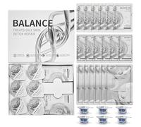 Kit per l'uso della macchina per il viso a bolle di ossigeno Elitzia Kit per il riavvio del viso Balance per purificare la pelle grassa e migliorare la consistenza Idratare 6 gel primer 6 cialde 6 sie