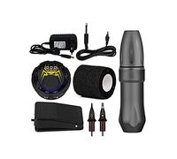 Kit per macchina del tatuaggio rotativo con alimentatore LCD a pedale, penna a cartuccia (zary)