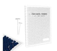 Kit per macramè e spille, griglia , facile da trasportare, leggero | Braccialetto Progetto Macrame Board Compatto Salvaspazio Portatile Leggero per Donne Principianti Hobbyists Craft Lovers Ho