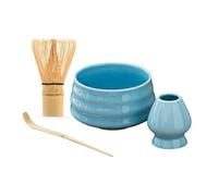 Kit per matcha in ceramica, robusto e professionale, frusta e paletta per matcha, robusto e professionale, strumenti per cerimonia del tè matcha per familiari, amici, colleghi, amanti del matcha e