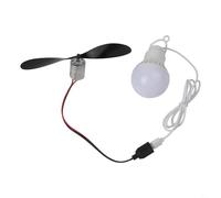 Kit per mini generatore di turbine eoliche con luce USB ed elica per esperimenti di educazione scientifica e alimentazione come strumento da giardino domestico