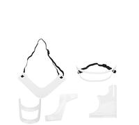 Kit per modellare e la barba, modello per barba bianca 5 pezzi per pizzetto, baffi e basette precisi, strumento per lo styling dei capelli allineato con guide di taglio