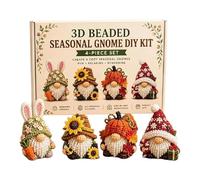 Kit per mosaico artistico con perline fatte a mano, liscio e resistente all'usura, con piccole perline 3D, kit fai da te con colori vivaci, decorazione per la casa, gioielli per adulti