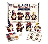 Kit per mosaico artistico con perline fatte a mano, liscio e resistente all'usura, con piccole perline 3D, kit fai da te con colori vivaci, decorazione per la casa, gioielli per adulti