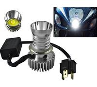 KIT PER MOTO LAMPADA LED MOTOCICLETTA FARO XENON LUCE BIANCA 8000K 20 W 196 SC0