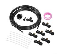 Kit per nebulizzazione da giardino che supporta l'uso a doppia funzione: raffreddamento evaporativo e erogazione mirata dell'acqua per aree paesaggistiche (6 m)