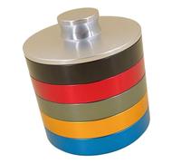 Kit per oliatore per orologi, in lega di alluminio, 5 ripiani, tazza di riparazione per gli appassionati di manutenzione e riparazione, S