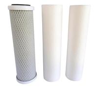 Kit per osmosi inversa cartucce cartuccia filtrante carbonio 3, 2 e 1 attivato