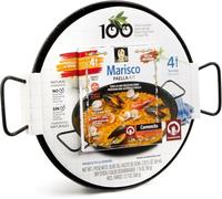 Kit per paella di frutti di mare.- Paellera 32 mm, brodo, riso e olio d'oliva