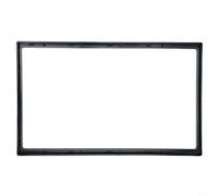 Kit per pannello autoradio 2 DIN, in plastica ABS, cornice per cruscotto per schermo grande da 7 pollici, aftermarket, audio, DVD, navigazione GPS, colore nero