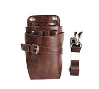 Kit per parrucchieri, Valigetta portautensili portatile for parrucchiere dal design alla moda for lo styling dei capelli, borsa a tracolla for barbiere(Brown)