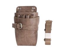 Kit per parrucchieri, Valigetta portautensili portatile for parrucchiere dal design alla moda for lo styling dei capelli, borsa a tracolla for barbiere(Khaki)