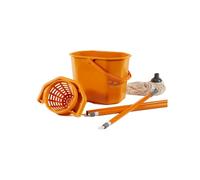 Kit per pavimenti Secchiostrizza - secchio con strizzatore 12 L + mop 240 gr + m