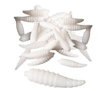 Kit per pesca, esche morbide, 50 unità, esche da pesca senza erbacce, con verme di pane, esche morbide per luccio, testa di serpente, agrifoglio blu, acqua salata