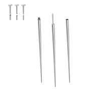 Kit per piercing al naso da 16 G, strumento di inserimento conico in acciaio 316L, kit di stretching senza filettatura per orecchio, labbro, sopracciglio, pancia, gioielli per il corpo con perno a