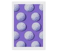 Kit per pittura a mosaico con palline da golf, per punto croce, decorazione da parete per la casa, 20,3 x 30,5 cm