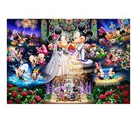 Kit per pittura con diamanti 5D fai da te con i numeri, Disney Mickey & Minnie, pittura con i numeri, Full Drill Cristallo Strass Diamond Painting Disney Topolino Topolino Desideri di matrimonio, 30,5