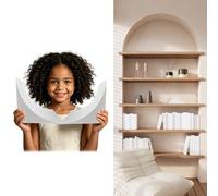 Kit per Porta Ad Arco Kit per Arco Interno In Schiuma Leggera - Elegante Decorazione Prefabbricata A Mezzaluna - Angoli Arrotondati Porte Passaggi Pareti Corridoi(23X23x23cm/9.1x9.1x9.1in)