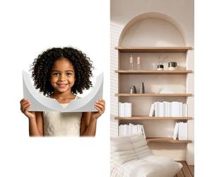 Kit per Porta Ad Arco Kit per Arco Interno In Schiuma Leggera - Elegante Decorazione Prefabbricata A Mezzaluna - Angoli Arrotondati Porte Passaggi Pareti Corridoi(18X18x18cm/7.1x7.1x7.1in)