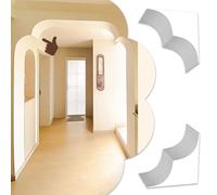 Kit per Porta Ad Arco Kit per Porta Ad Arco Fai Da Te Prefabbricato, Set Di 2 Angoli per Porta Ad Arco Per Corridoio, Elegante Modanatura per Telaio Porta Ad Arco(30X30x13cm/11.8x11.8x5.1in)