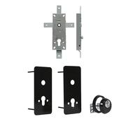 KIT PER PORTA BASCULANTE SERRATURA 4 PUNTI DI CHIUSURA 8234.4 + DEFENDER 806