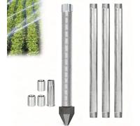 Kit Per Pozzo A Punta Di Sabbia, Kit Per Pozzo A Punta Di Azionamento In Acciaio Inox Da 1-1/4", Kit Di Perforazione Per Pozzi Poco Profondi E Resistenti Per Pozzi A Punta(1+3 Pipes-4m (13ft))