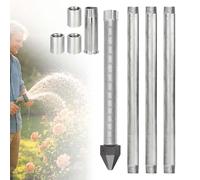 Kit Per Pozzo A Punta Di Sabbia Per Impieghi Gravosi, Kit Professionale Per Pozzo A Punta Di Azionamento In Acciaio Inox Da 1-1/4", Filtro A Maglia 60, Tubi Di Azionamento(1+3 Pipes-4m (13ft))