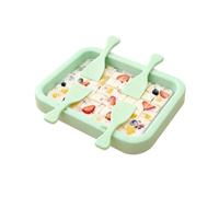 Kit Per Preparare Il Gelato Fatto In Casa, Piastra Refrigerante Istantanea Con 4 Spatole, Macchina Per Gelato In Acciaio Inossidabile Impermeabile Per Yogurt Gelato E Gelato Soft(Green,26cm)