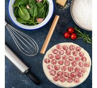Kit per preparazione Gnocchi 3PZ 37 Fori 16cm Scoop 16cm Rolling Pin
