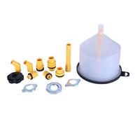 Kit per Pulizia e Svuotamento del Liquido Raffreddamento | Imbuto per Radiatore Antiversamento da 15 Pezzi,Strumenti Per Sistemi Olio Trasmissione Freni Motore
