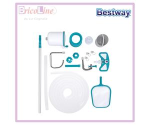KIT PER PULIZIA PISCINA AQUACLEAN DELUXE BES-58237 BESTWAY