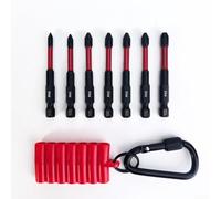 Kit per punte Cacciavite 12pz Alta Durezza per crv Kit per punte(7pcs) | 24 assortiti, magnetismo per forte, per acciaio alto grado, striscia organizer, uso universale