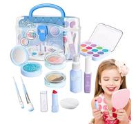 Kit per ragazze, vero set di cosmetici lavabili e sicuri per bambine | Giochi di per il compleanno di una principessa, cosmetici natalizi per principesse e per ragazze, bambine
